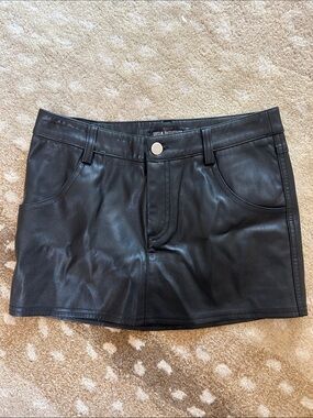 Urban Outfitters Faux Leather Mini Skirt